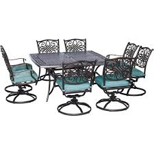 Pin By Mary Ann Niepoth On Patio Swivel Dining Chairs Large Square Dining Table Outdoor Furniture Sets