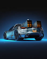 Artstation Back To The Future Tesla Remake Instagram Charlieautomotive In 2020 Tesla Roadster Tesla Tesla Car