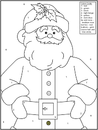 Print and enjoy our christmas color by numbers with your family. Christmas Color By Numbers Coloring Pages Coloring Home