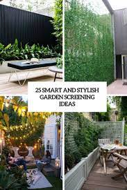 25 Smart And Stylish Garden Screening Ideas Digsdigs Garden Screening Backyard Landscaping Backyard