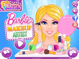 The Most Awesome Makeup Game So Many Options 3 Barbie Makeup Barbie Makeup Games Makeup Game