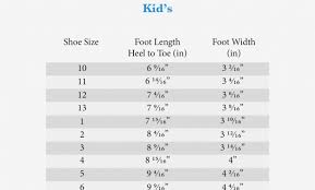 Surprising Sperry Big Kid Size Chart Sperry Baby Size Chart