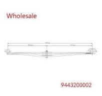 6533200002, 6253200202 Heavy Duty Vehicle Front Axle Wheel ...