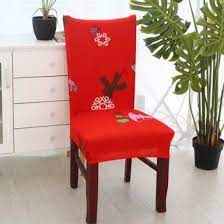 Garden and most dining chair back ties stretch pique cotton jacquard damask twill linen. Shop Christmas Elastic Stretch Slipcovers Dining Room Chair Seat Cover Xmas Decor Uk Online From Best Hair Dryers On Jd Com Global Site Joybuy Com