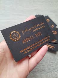 The obvious reasons are that they're super elegant while not costing an arm and a leg. 500 Custom Hot Foil Business Cards Black Card Stock Copper Etsy