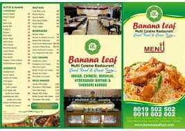 They also provide vegan cooking. Banana Leaf Multicuisine Restaurant Menu Menu For Banana Leaf Multicuisine Restaurant Gachibowli Hyderabad Hyderabad