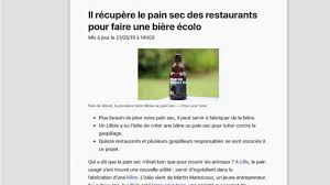 Il Fabrique Une Biere Avec Du Pain Recupere Youtube