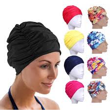 Swimming in long and short pools, lidos, rivers, lakes, baths and the ocean, for competition, leisure, fitness, fun and adventure. 1pc Free Size Swimming Cap Elastic Nylon Turban Flowers Printed Pool Bathing Hats Long Hair Protect Swim Pool Hat For Men Women Swimming Caps Aliexpress