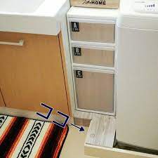 バス トイレ diy 洗面所 100均 リメイクシート などのインテリア実例 2016 04 03 22 06 11 roomclip ルームクリップ 防水パン リメイクシート 100均 収納