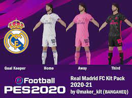 Download pes 2013 real madrid gdb kitpack team kits for pes 2018 teams, manchester united, manchester city, real madrid juventus f.c. Efootball Pes 20 Real Madrid Fc 20 21 Kit Set