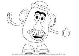 Learn How To Draw Mr Potato Head From Toy Story Toy Story Step By Step Drawing Tutorials Learn how to draw mr. to draw mr potato head from toy story
