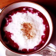 Raspberry Rice Pudding Saveur Magazine Christmas Cake Recipes Food Recipes