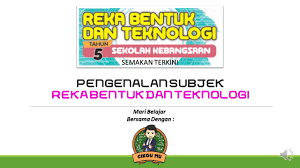 More reka bentuk dan teknologi (rbt) interactive worksheets. Reka Bentuk Dan Teknologi Tahun 5 Pengenalan Subjek Rbt Tahun 5 Youtube