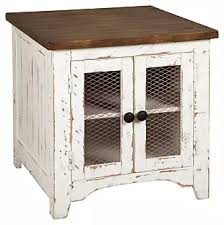 Wystfield Coffee Table With 1 End Table Ashley Furniture Homestore In 2020 White End Tables End Tables Farmhouse End Tables