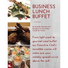 Do Business With Pleasure Here At Klouds Businesslunch Buffet Thekhotel Lunch Buffet Gourmet Recipes Light Snacks