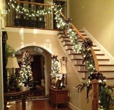 Elegant Indoor Decor Ideas With Christmas Lights 39 Indoor Christmas Lights Christmas Stairs Decorations Indoor Christmas