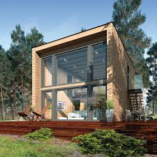 Kubu Vorderansicht Blockhaus Von Thule Blockhaus Gmbh Ihr Fertigbausatz Fur Ein Holzhaus Holzhaus Bausatz Modernes Holzhaus Gartenhaus Zum Wohnen
