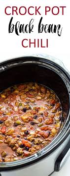 Crock Pot Beefy Black Bean Chili The Blond Cook Recipe Chili Recipe Crockpot No Bean Chili Chilli Recipes