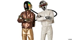 .wearing their kind of terrifying futuristic robot masks. We Really Want These Daft Punk Dolls With Light Up Helmets Bbc News