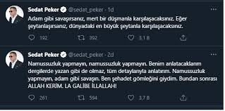 Peker, sosyal medya hesabında yaptığı paylaşımda samyeli'den özür diledi. Ej5lr81aaamukm