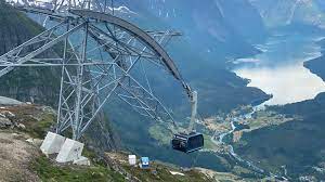 Loen skylift is located in stryn, nordfjord in the middle of fjord norway. Loen Skylift Norway