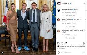 While in paris, justin and hailey bieber met emmanuel and brigitte macron. Pwz8ja4fxlmqpm
