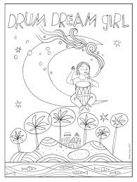 Rafael Lopez Coloring Page Day 4 Dream In Color Activities For Girls Coloring Pages Coloring Pages For Girls