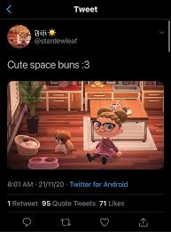 Maybe you would like to learn more about one of these? Jess On Twitter Someone Go Tell This Poor Girl Her Animal Crossing Space Buns Are Adorable I M Fucking Begging