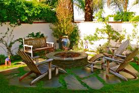 This round gas fire pit would make a great centrepiece in your patio. Corner Fire Pit Houzz