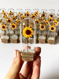 10pcs Wedding Favors For Guests Wedding Favors Favors Rustic Wedding Custom In 2020 Sunflower Wedding Favors Sunflower Themed Wedding Sunflower Wedding Decorations
