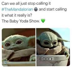 New star wars series the mandalorian is midway through its first season on disney+, and since the show debuted in early november, breakout star baby yoda has dominated the internet. Pin On Yoda Baby