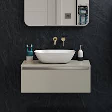 Bathroom furniture type vanity unit mounting wall furniture width 600mm furniture depth 427mm total height 466.5mm basin type inset basin shape rectangular basin width 615mm basin tap holes 1 tap hole location central basin material ceramic overflow included yes drawers 1 material. Horizon Como 600mm 1 Drawer Wall Hung Vanity Unit No Top In Latte Horfurn85