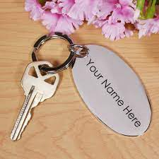 Write Your Name On Jewellery Photos Silver Keychain Keychain Design Keychain