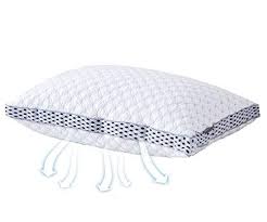 Lianlam Memory Foam Pillow For Sleeping Shredded Bed Bamboo Cooling Pillow With Adjustable Loft 4d Design Hypoallergeni Memory Foam Pillow Pillows Foam Pillows