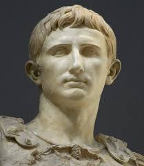 marble statue Of Emperor Augustus Caesar