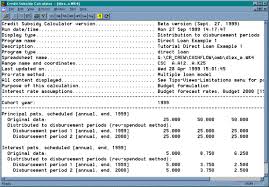 Getting Started With The Omb Credit Subsidy Calculator