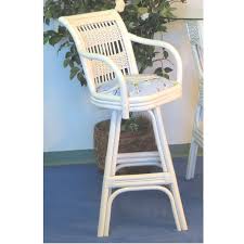 They have a geometric design on the back that will add interest and character to your space, without taking away from other beautiful elements of. Regatta White Stain Swivel Bar Stool Rbs W 30 Spice Island Wicker American Rattan