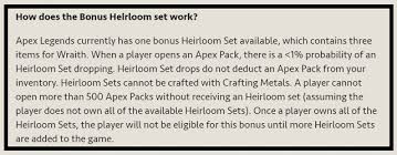 For more apex legends guides, check out best characters for arenas in apex legends on pro. Apex Legends Guide How To Unlock The Heirloom Set Cdkeysmall Com
