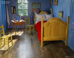 Especially for this wall painted pale purple. Van Gogh S The Bedroom Painting Reimagined In Real Life