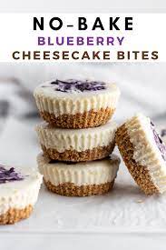 No Bake Mini Blueberry Cheesecakes Such A Sweetheart Recipe Dessert Bites Delicious Christmas Desserts Mini Cheesecake Recipes