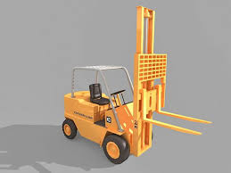 Industrial Forklift Truck 3d Model 3d Model Forklift Model
