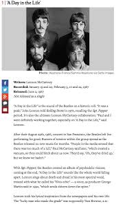 It's solid pop gold from start to finish. The 100 Best Beatles Songs Number 1 A Day In The Life Thecuriousastronomer