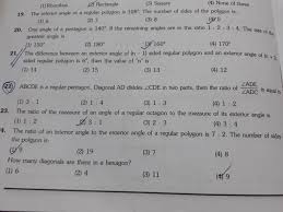 Initially, we considered all sorts of polygons. Polygon Questions And Answers Topperlearning