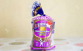Soy and linseed bread has the added benefit of healthy omega 3 fats. Sungai Buloh Malaysia April 13 2020 The Purple Packaging Stock Photo Picture And Royalty Free Image Image 144820244