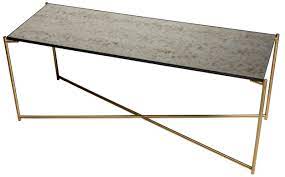Maybe you would like to learn more about one of these? Iris Large Low Console Table With Brass Frame By Gillmore Space In Other Tables