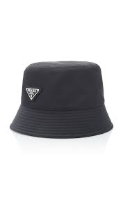 Logo Embellished Shell Bucket Hat Hats Hatsforwomen Prada Bucket Hat Prada Hat