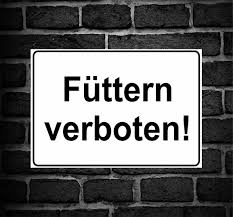 Verbotsschild enten füttern verboten mit verbotszeichen und text. Schild Hinweisschild Hinweis Futtern Verboten Pferde Pferd Tiere Tier Stall Ebay