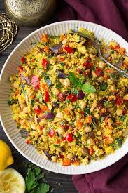 Put the grains in the steam basket of the couscoussier and cook for about 5 minutes. Moroccan Couscous Recipe With Roasted Veggies Cooking Classy