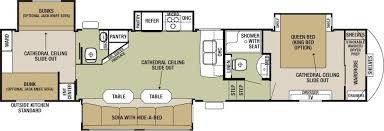 Cedar Creek Silverback Edition Fifth Wheels By Forest River Rv Rv Floor Plans Forest River Rv Forest River