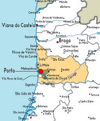Map Of Oporto Portugal Portugal Atlas